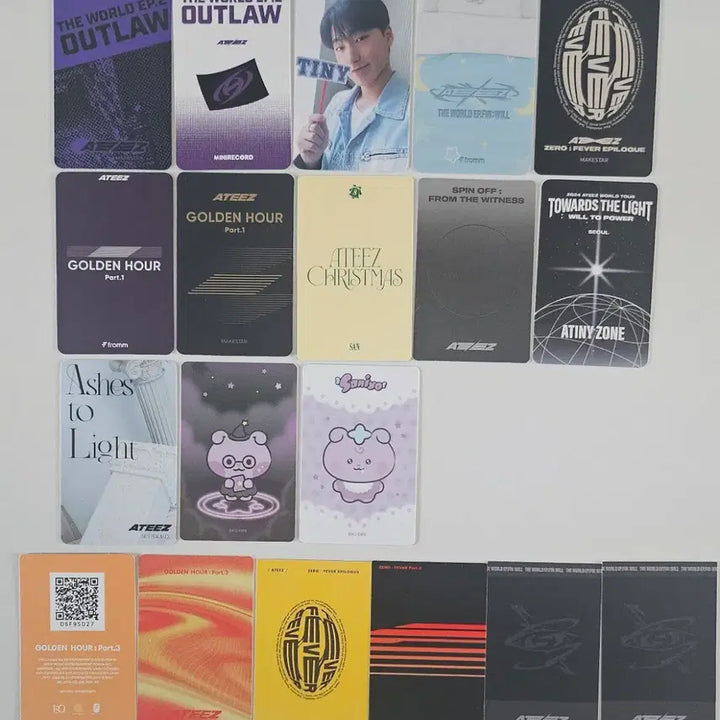 [BUNJANG] ATEEZ San POB, Lucky Draw Photocard Bundle Set / 에이티즈 최산 미공포 럭드 특전 포카 일괄 양도 굿즈 서비스