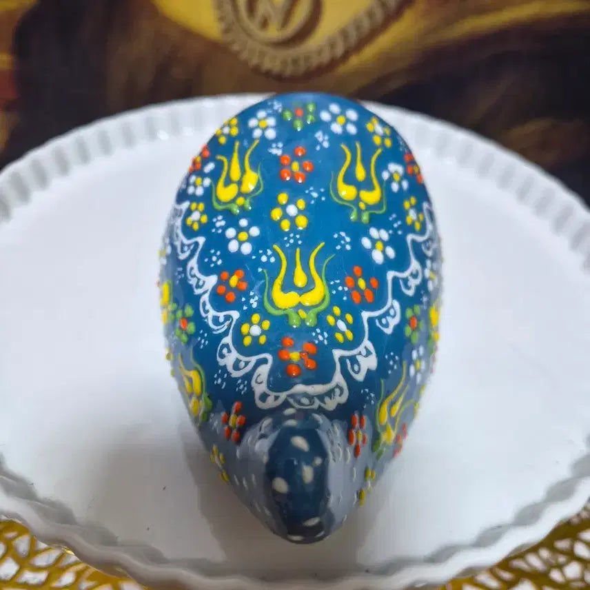 [BUNJANG] Antique Turkish Hand-Painted Ceramic Shoe Ornament / 앤틱 터키 핸드페인팅 도자기 신발장식