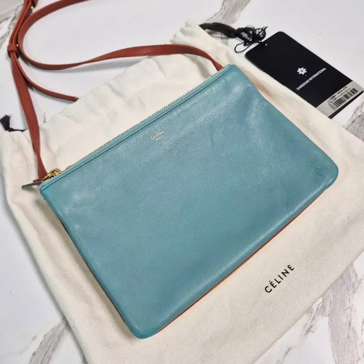 [BUNJANG] Celine Trio Medium Multicolor Crossbody Bag / (정품) 셀린느 트리오 미디움 멀티컬러 크로스백 가방