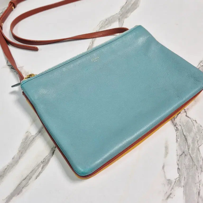 [BUNJANG] Celine Trio Medium Multicolor Crossbody Bag / (정품) 셀린느 트리오 미디움 멀티컬러 크로스백 가방