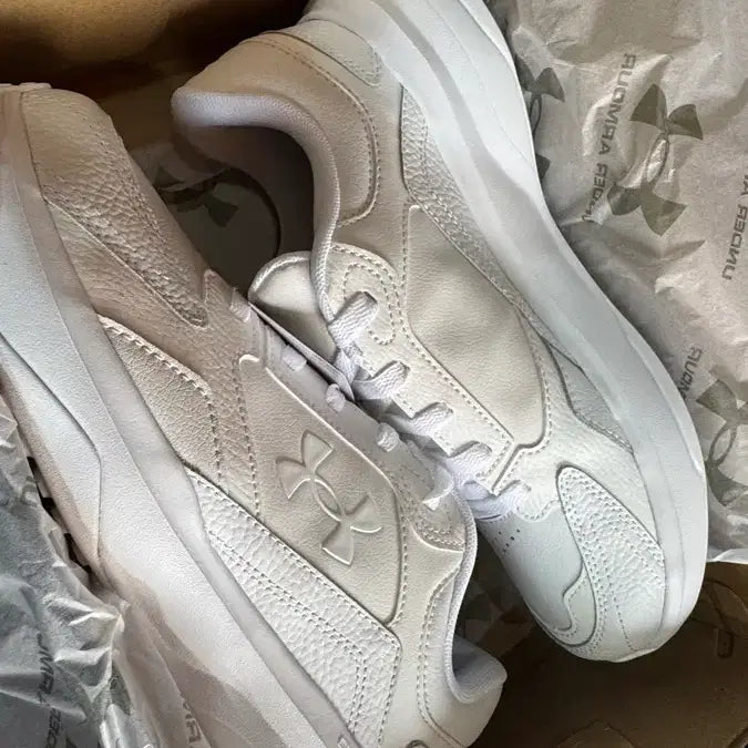 [BUNJANG] Under Armour UA Edge Leather Training Shoes / 언더아머 남성 UA 엣지 레더 트레이닝화 265,270 새상품