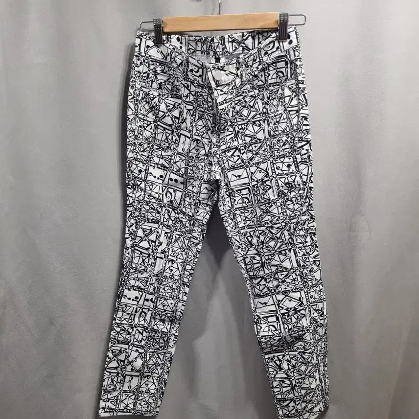 [BUNJANG] Stile Benetton Patterned Slacks (Size 42) / Stile Benetton 패턴 바지 (42)