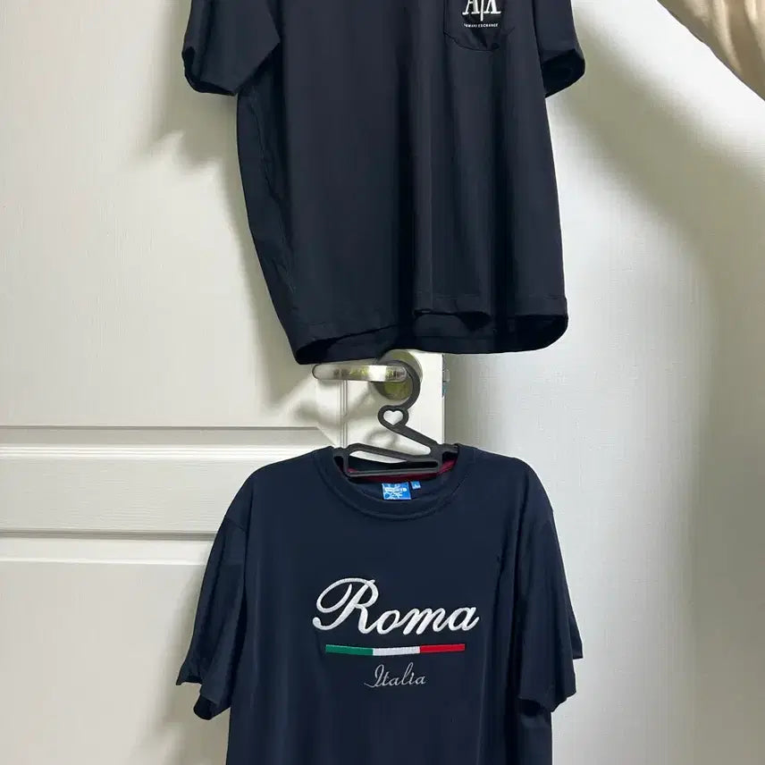 [BUNJANG] Armani Exchange AX/Roma T-shirts - Navy - Bundle Set / 알마니 익스체인지 AX 티셔츠 / Roma 티셔츠 네이