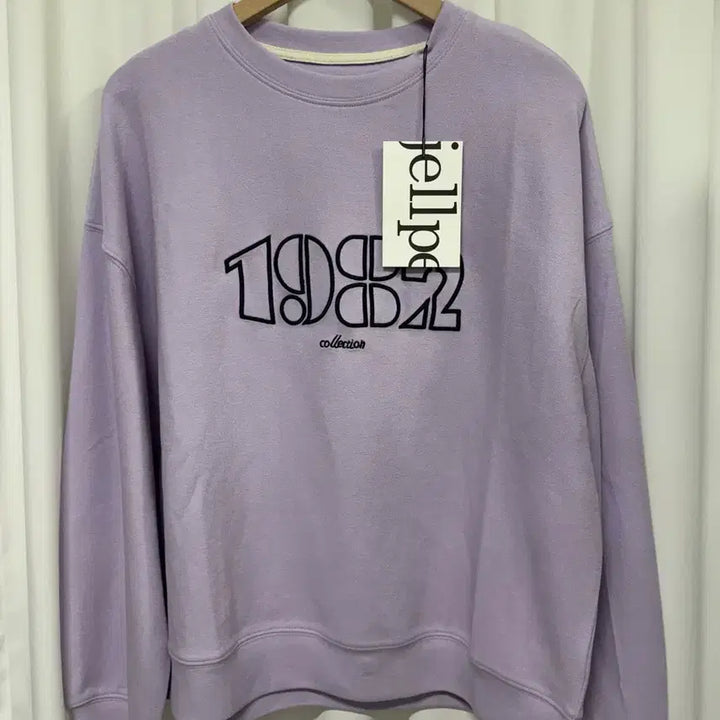 [BUNJANG] J.Elf Purple 1982 Print Sweatshirt / [새상품] 제이엘프 퍼플 맨투맨