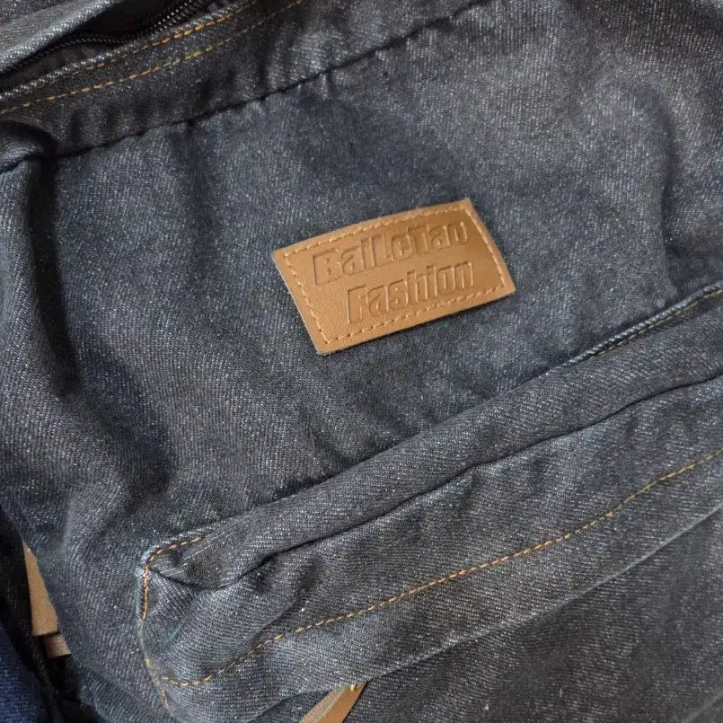 [SOLD OUT] 데일리백 데님가방 청백팩 책가방 진청 블랙데님