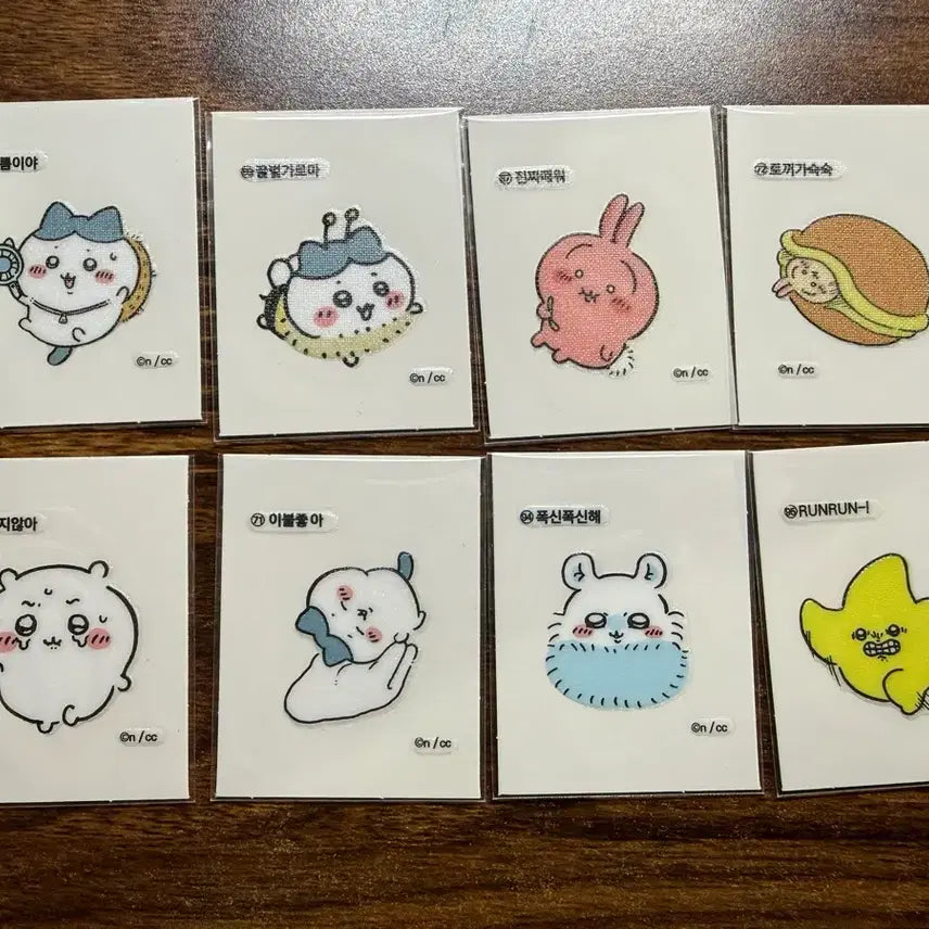 [BUNJANG] Chiikawa Tteubu Seal Bundle Set / 치아카와 띠부씰 일괄 판매