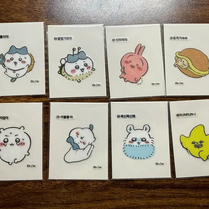 [BUNJANG] Chiikawa Tteubu Seal Bundle Set / 치아카와 띠부씰 일괄 판매