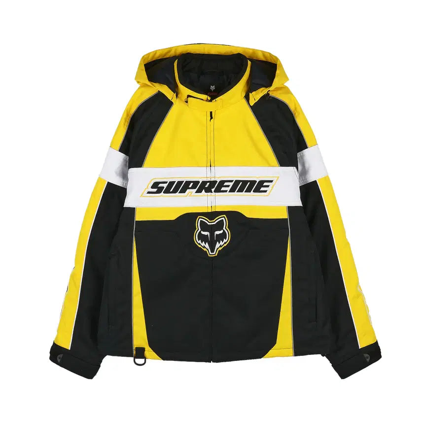 [BUNJANG] Supreme x Fox Racing 23FW Collaboration Jacket Yellow XXL / [XXL] 슈프림 x 폭스 레이싱 자켓 옐로우 - 23FW