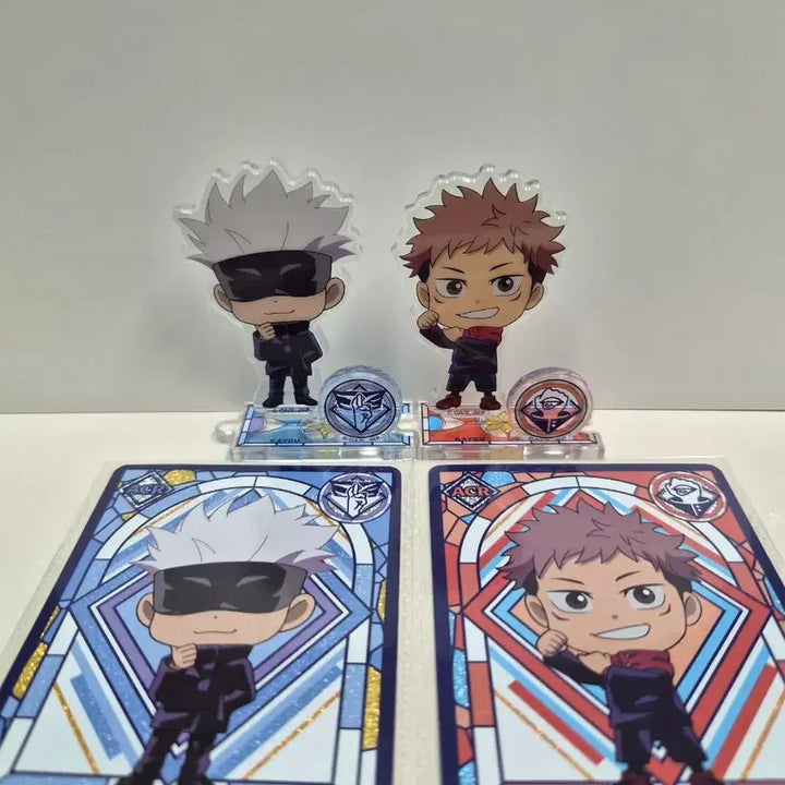 [BUNJANG] Jujutsu Kaisen Gojo &amp; Yuji Acrylic Stand Bundle / 주술회전 고죠&amp;유지 카유 아크릴