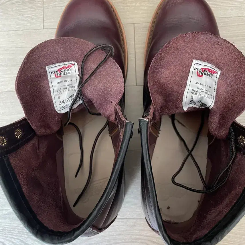 [BUNJANG] Red Wing Beckman Black Cherry 9419 Boots / [US10.5] 레드윙 벡맨 블랙체리 9419 세컨팩토리