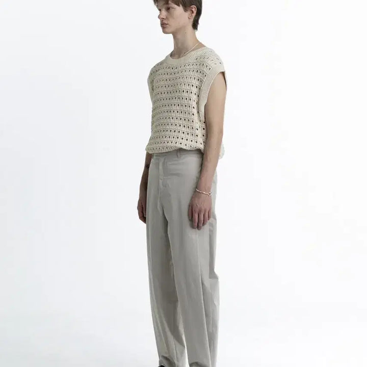 [BUNJANG] 아모멘토 COTTON KNIT VEST ECRU / 아모멘토 COTTON KNIT VEST ECRU