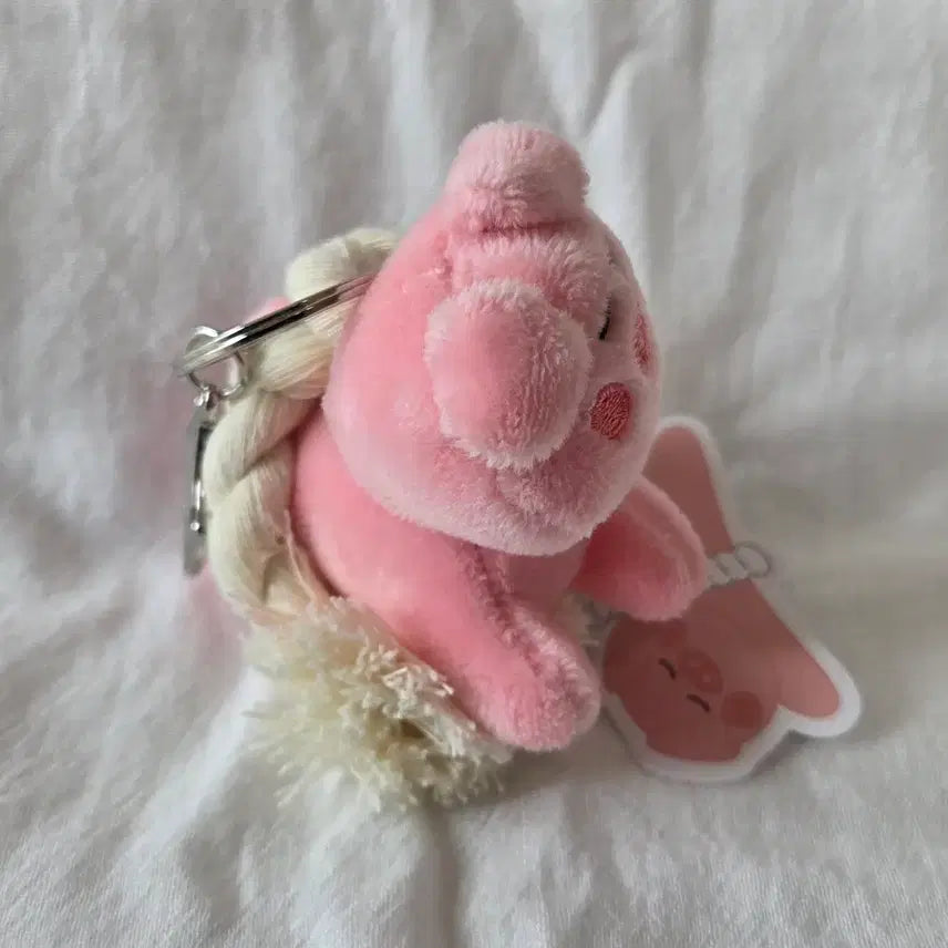 [BUNJANG] Pink Pig Plush Keychain / 핑크 돼지 인형 키링 봉제인형