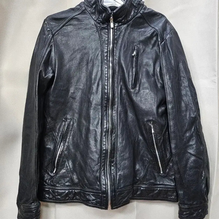 [SOLD OUT] AND Z 블랙 가죽 라이더 자켓 95