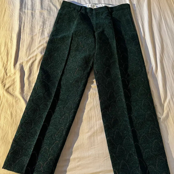 [BUNJANG] Sasquatchfabrix Sumisen Jacquard Wide Slacks / 사스콰치 패브릭스 수미센 자카드 와이드 슬랙스