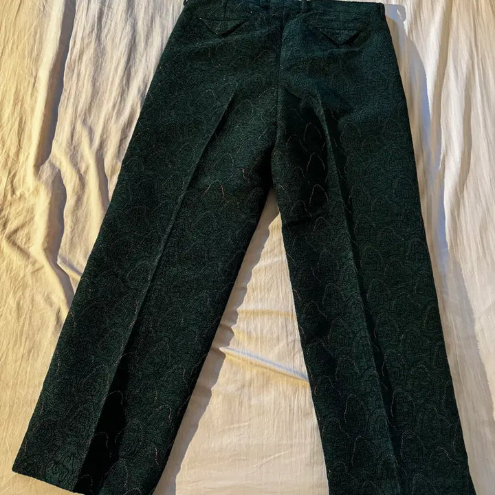 [BUNJANG] Sasquatchfabrix Sumisen Jacquard Wide Slacks / 사스콰치 패브릭스 수미센 자카드 와이드 슬랙스
