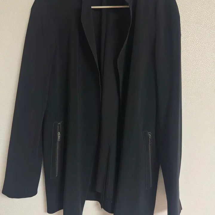 [BUNJANG] NICE CLAUP Black Spandex Jacket / 나이스클랍 블랙 스판 자켓