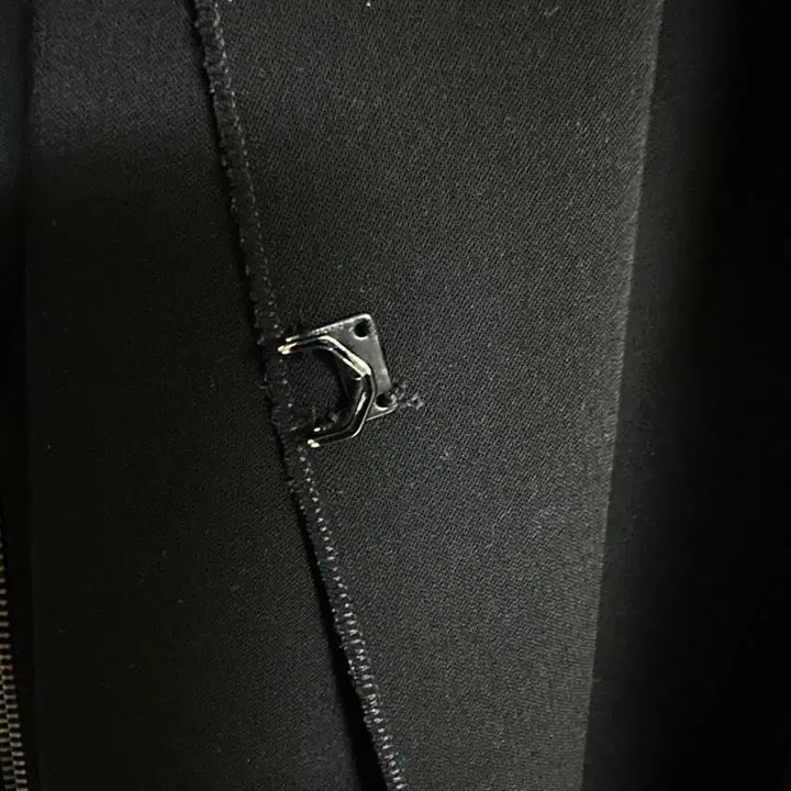 [BUNJANG] NICE CLAUP Black Spandex Jacket / 나이스클랍 블랙 스판 자켓