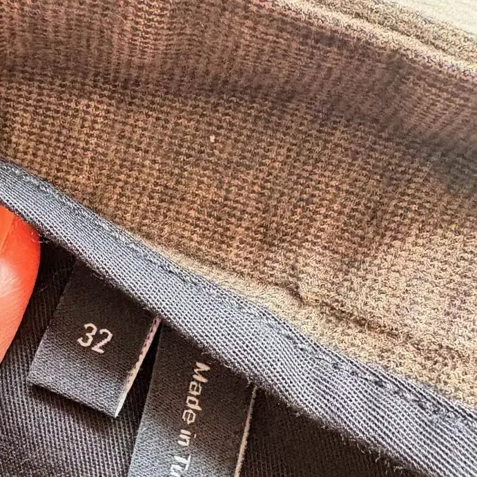 [BUNJANG] Theory Brushed Brown Houndstooth Chino Pants / 정품 Theory Brushed Brown Houndtooth Chino