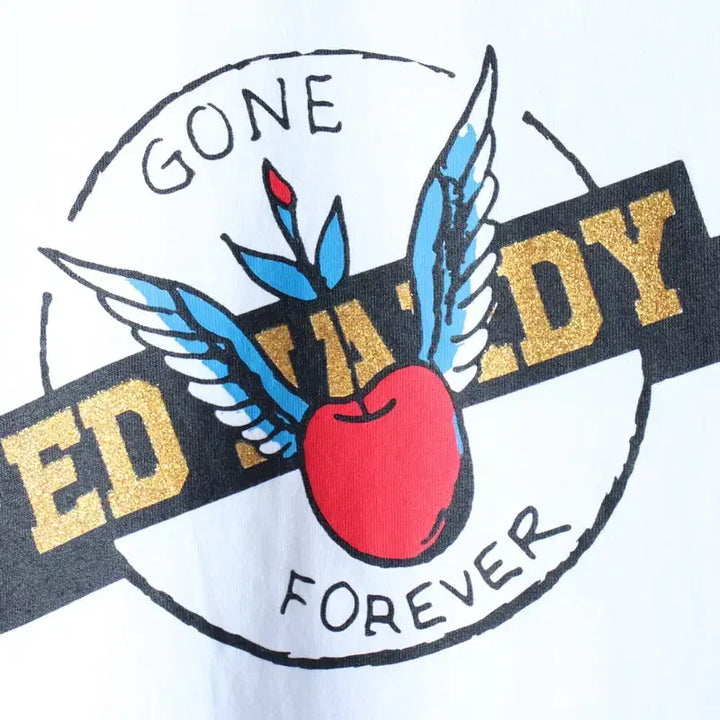 [BUNJANG] Ed Hardy Y2K White Old School T-shirt / (M) 에드하디 반팔 티셔츠 Y2K 화이트 올드스쿨-180E7