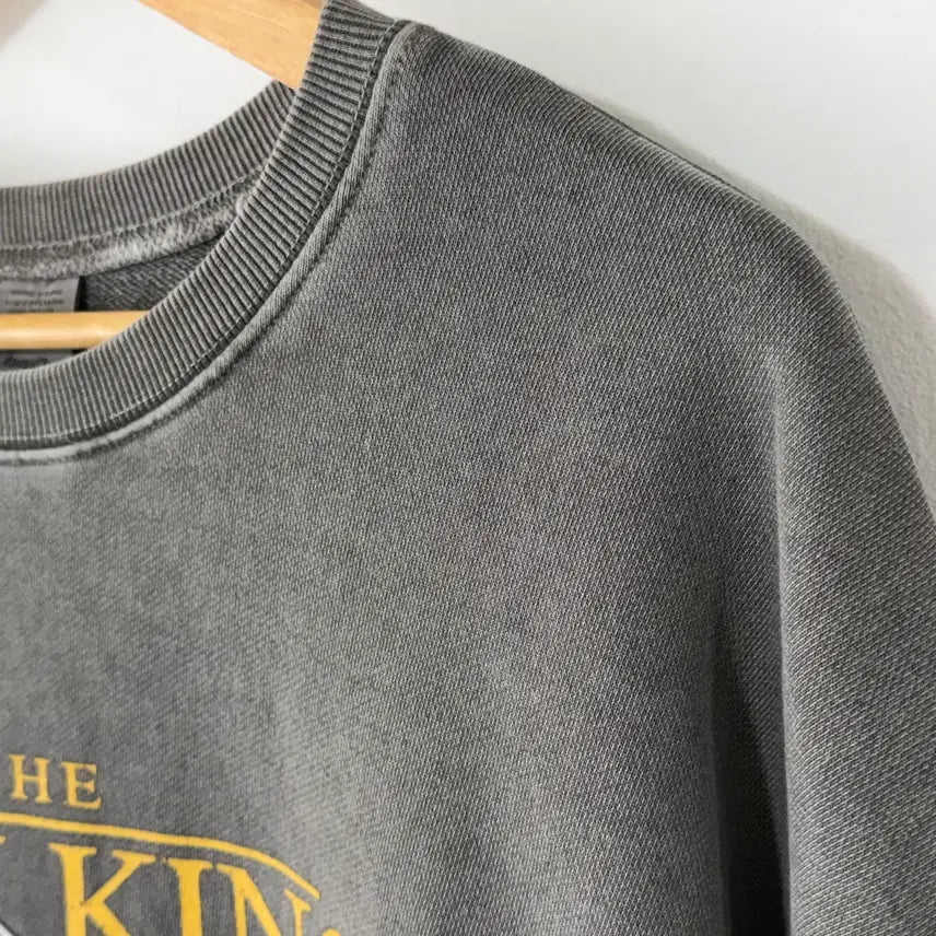 [BUNJANG] Disney The Lion King Pigment Washing Sweatshirt / [택포] [FREE] 디즈니 라이온킹 피그먼트워싱 맨투맨