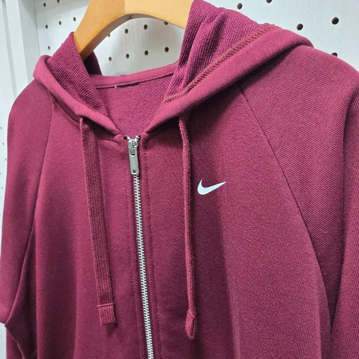 [BUNJANG] Nike Burgundy Hoodie Zip-up / (1240)나이키 버건디 후드집업