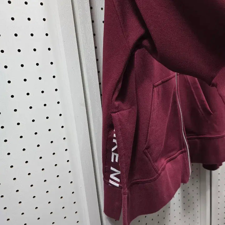 [BUNJANG] Nike Burgundy Hoodie Zip-up / (1240)나이키 버건디 후드집업