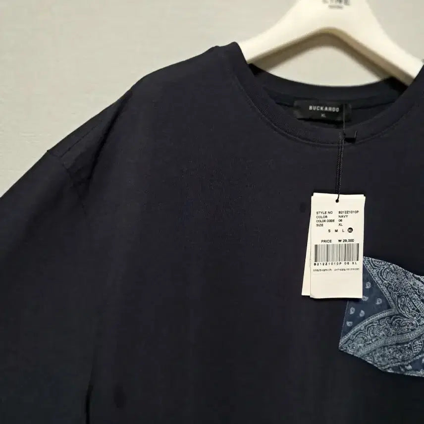 [BUNJANG] BUCKAROO Bandana Pocket T-shirt - Black XL / BUCKAROO 반다나 포켓 티셔츠 블랙 XL