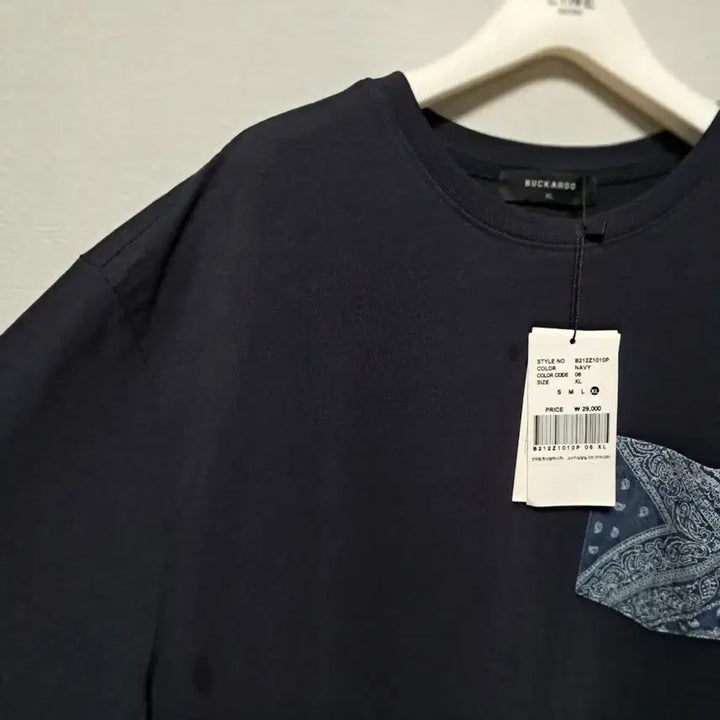 [BUNJANG] BUCKAROO Bandana Pocket T-shirt - Black XL / BUCKAROO 반다나 포켓 티셔츠 블랙 XL