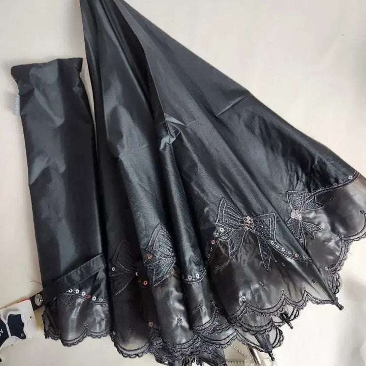 [BUNJANG] Agatha Ribbon Embroidery Sun Umbrella / 아가타 리본자수 여성 양산 새상품