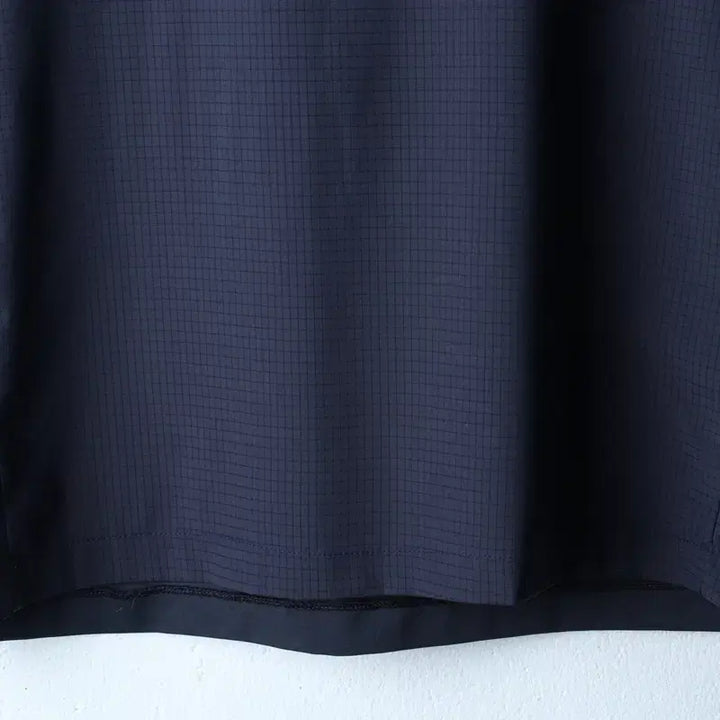 [SOLD OUT] (M) 내셔널지오그래픽 반팔 카라 티셔츠 기능성 체크 네이비-18123