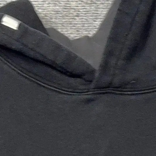 [SOLD OUT] 노매뉴얼 블랙 백프린팅 로고 후드티 L