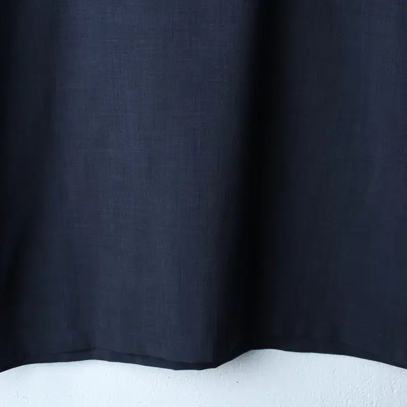 [BUNJANG] Project M V-neck Navy Short Sleeve Shirt / (XL) 프로젝트엠 반팔셔츠 남방 브이넥 네이비 무지-1812E