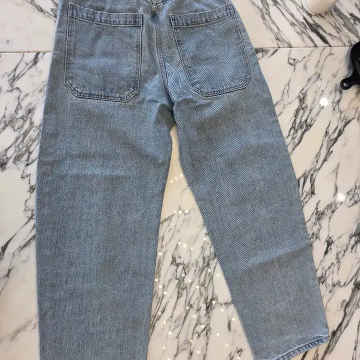 [BUNJANG] Artifcts One-Tuck Curved Jeans Light Blue XS / 아트이프액츠 원턱 커브드진 연청 xs 허리28
