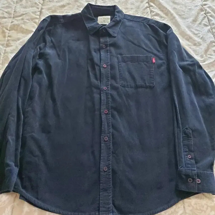 [SOLD OUT] Tbj nearby 코듀로이 셔츠 네이비 100