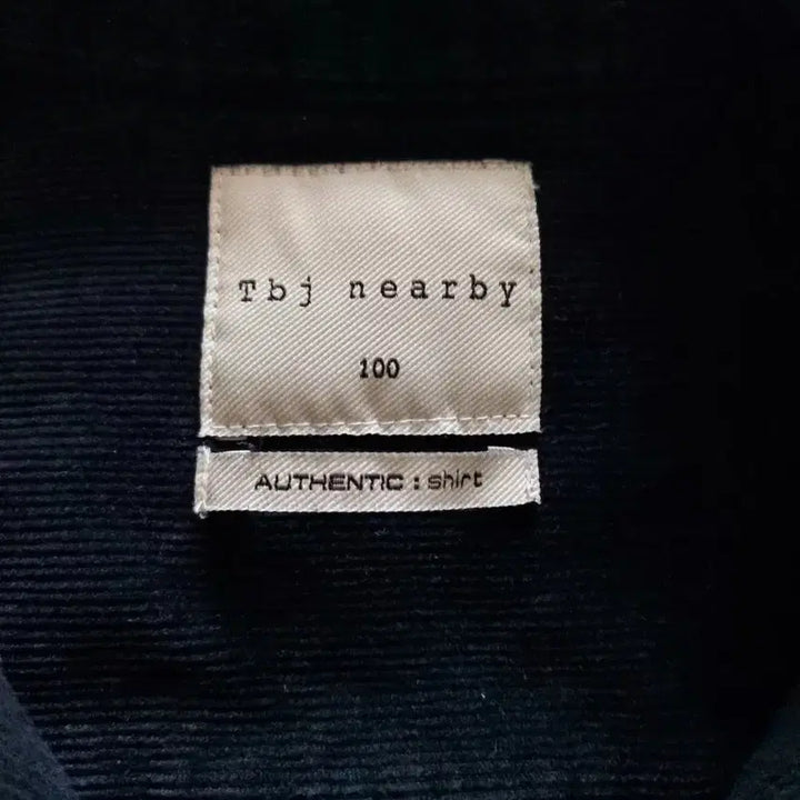 [SOLD OUT] Tbj nearby 코듀로이 셔츠 네이비 100