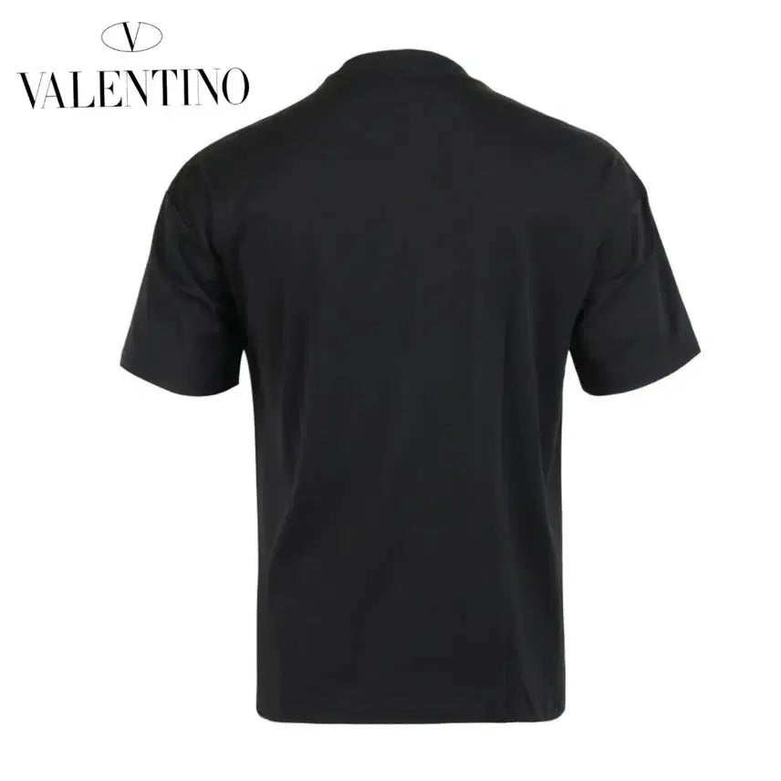 [BUNJANG] Ziper Studded Silk Round T-shirt / 지퍼 락스터드 실켓 라운드 티