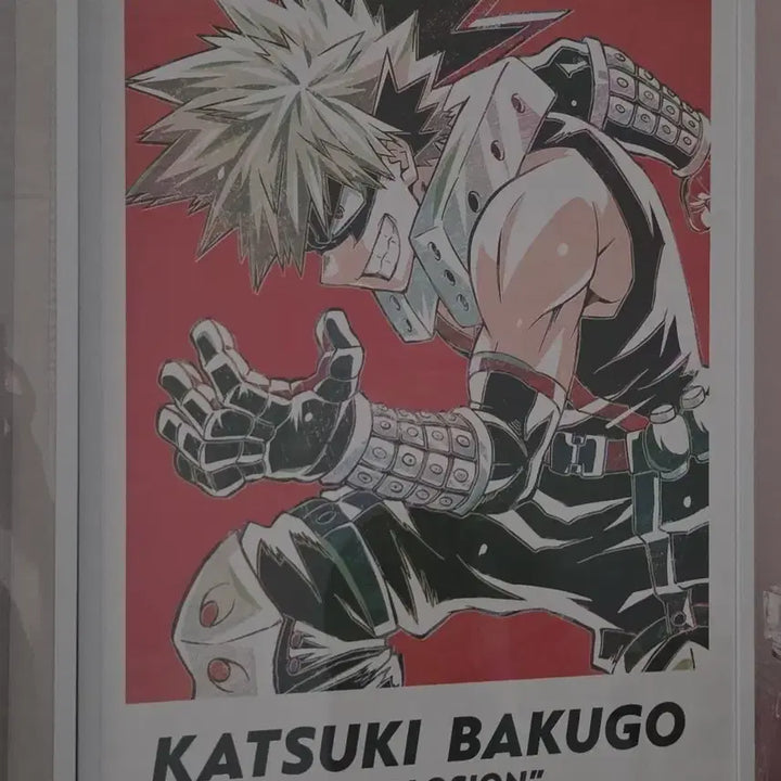 [BUNJANG] My Hero Academia Bakugo Katsuki Poster / 나의 히어로 아카데미아 바쿠고 카츠키 포스터