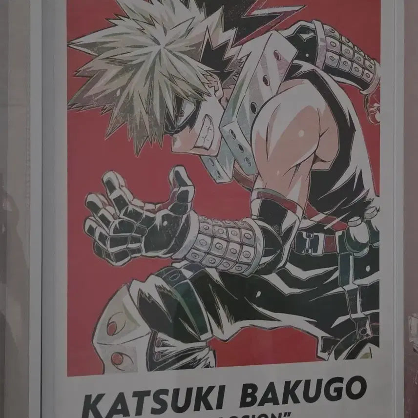 [BUNJANG] My Hero Academia Bakugo Katsuki Poster / 나의 히어로 아카데미아 바쿠고 카츠키 포스터