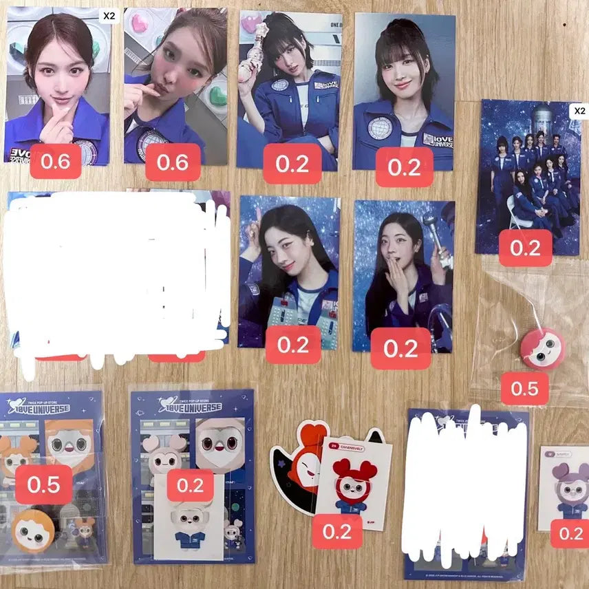 [BUNJANG] Twice 10th Anniversary Popup MD Goods Photocard / 트와이스 10주년 팝업 엠디 굿즈 포카 양도
