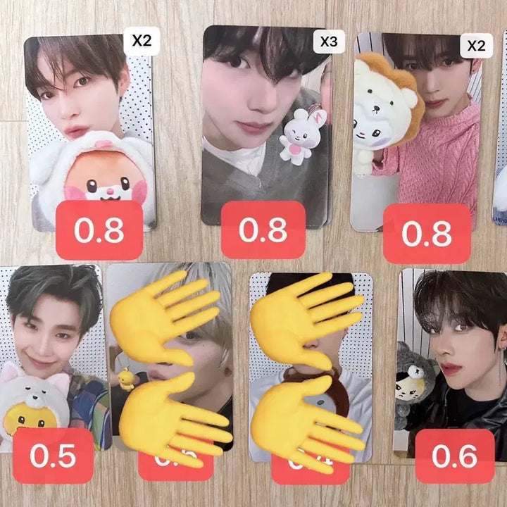 [BUNJANG] ZEROBASEONE LINE FRIENDS Doll Photocard / 제로니 라인프렌즈 인형 포카 양도