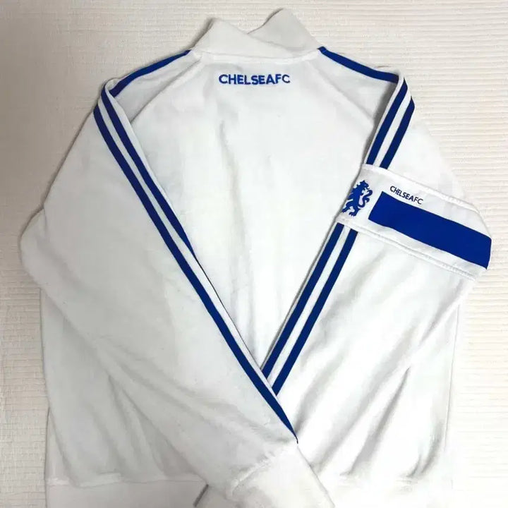 [BUNJANG] Adidas Chelsea Track Top White Jersey / 아디다스 첼시 져지 트랙탑 화이트