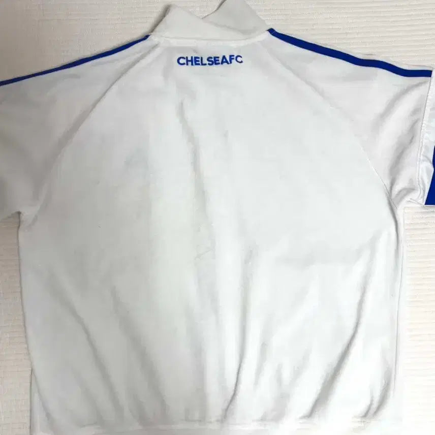 [BUNJANG] Adidas Chelsea Track Top White Jersey / 아디다스 첼시 져지 트랙탑 화이트