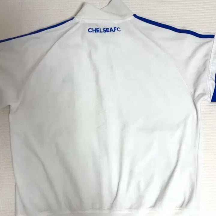 [BUNJANG] Adidas Chelsea Track Top White Jersey / 아디다스 첼시 져지 트랙탑 화이트