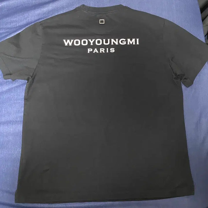 [SOLD OUT] 우영미 25FW 백로고 반팔 블랙 48