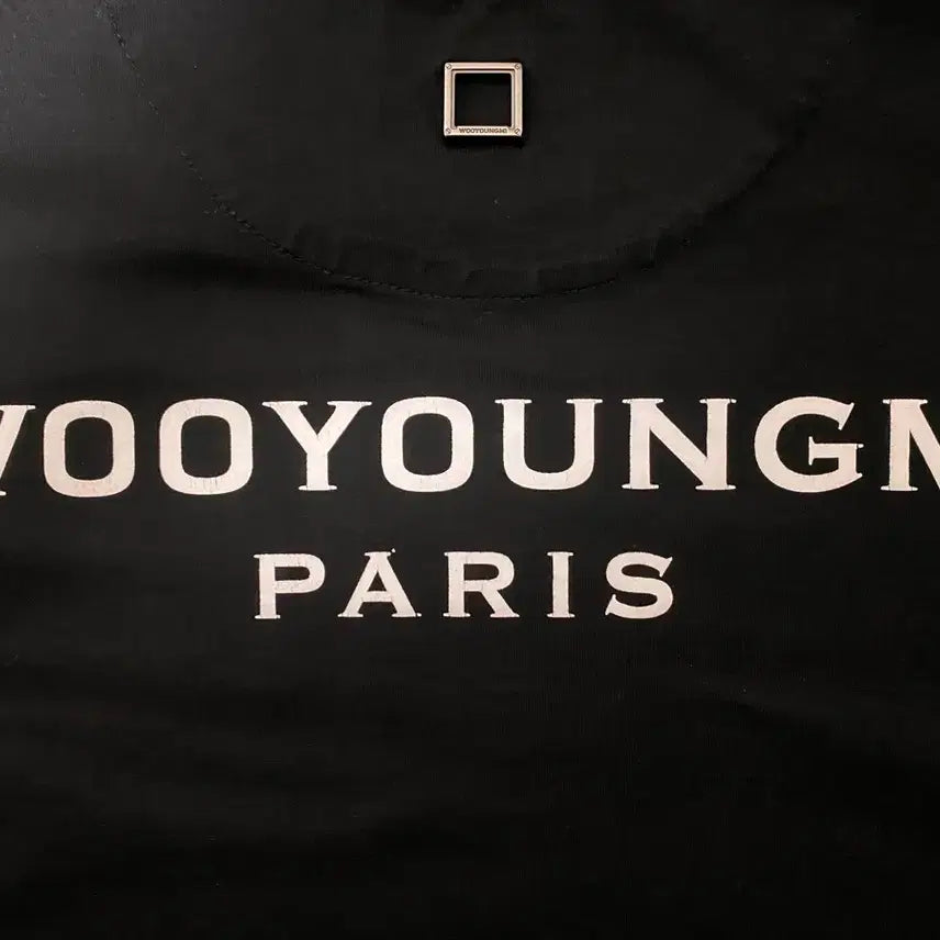 [SOLD OUT] 우영미 25FW 백로고 반팔 블랙 48