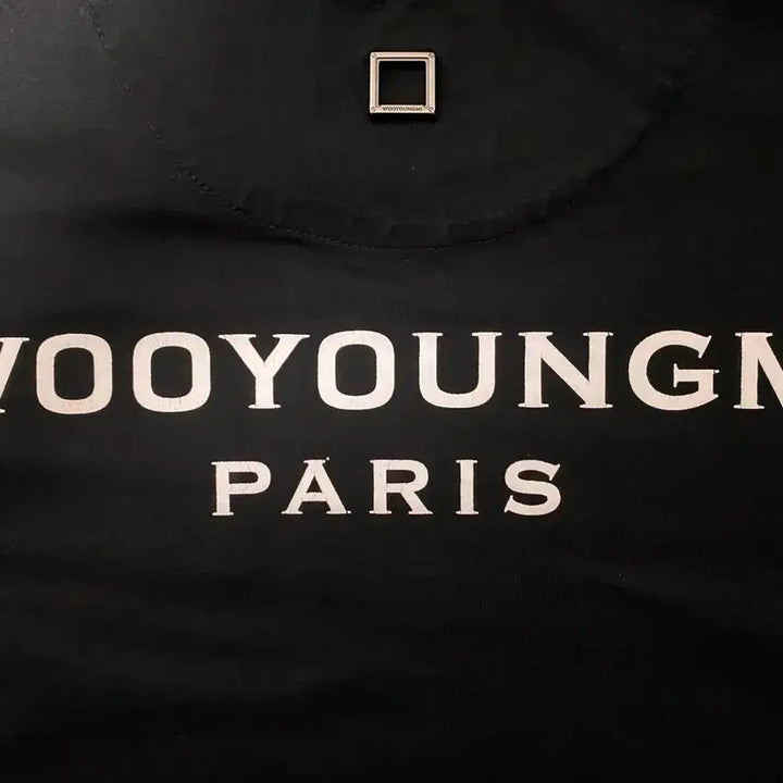 [SOLD OUT] 우영미 25FW 백로고 반팔 블랙 48