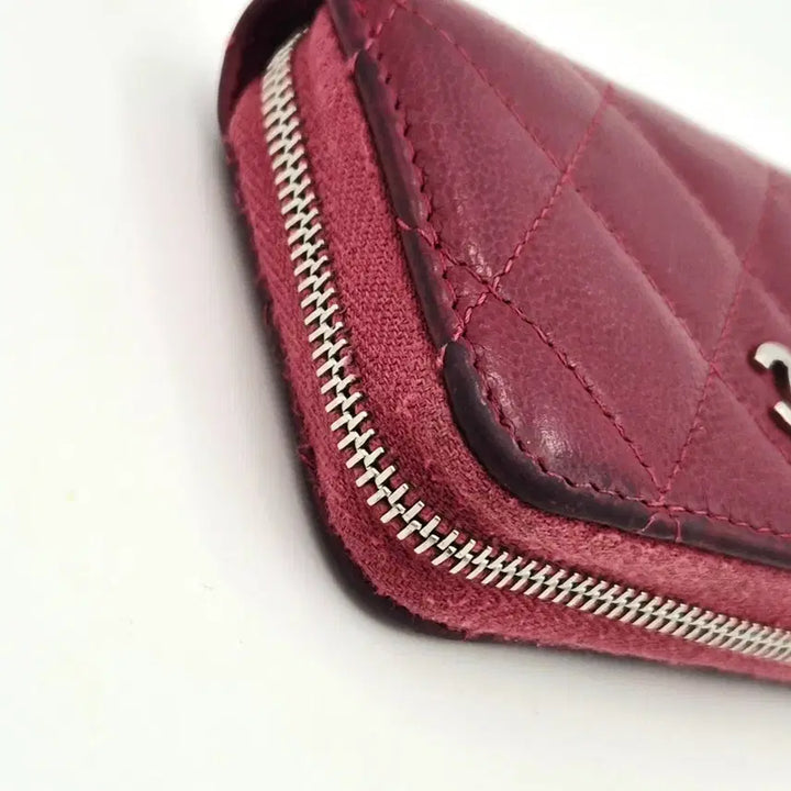 [BUNJANG] Chanel Classic Zip Card Wallet Caviar Leather Red / [중고명품셀렉트]샤넬 지퍼돌이 카드지갑 캐피어 레드