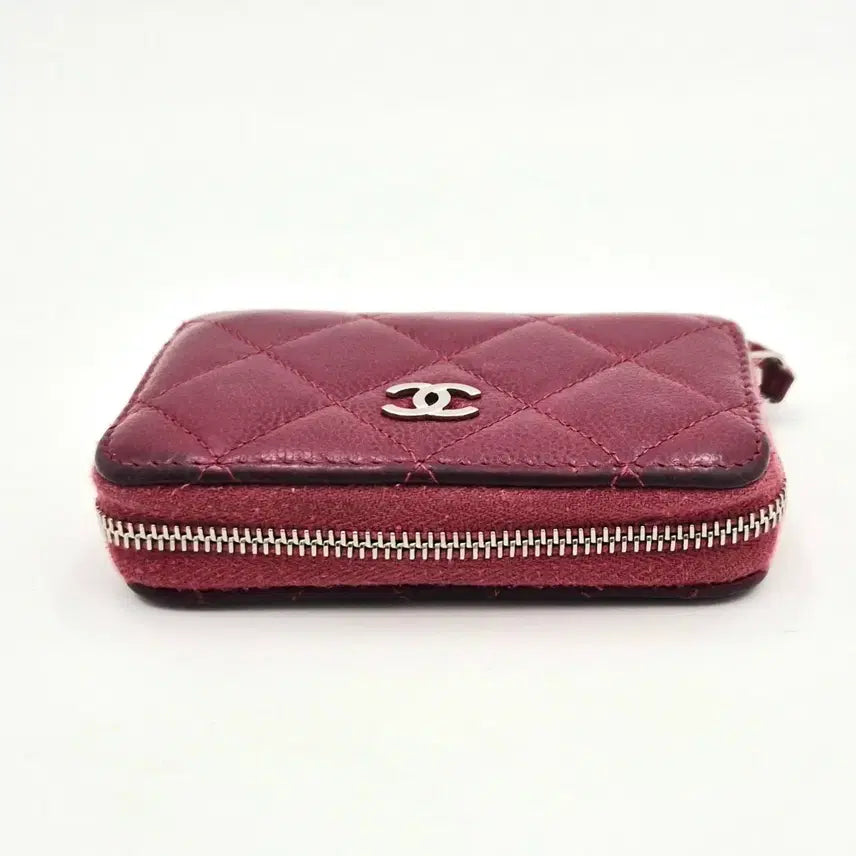 [BUNJANG] Chanel Classic Zip Card Wallet Caviar Leather Red / [중고명품셀렉트]샤넬 지퍼돌이 카드지갑 캐피어 레드
