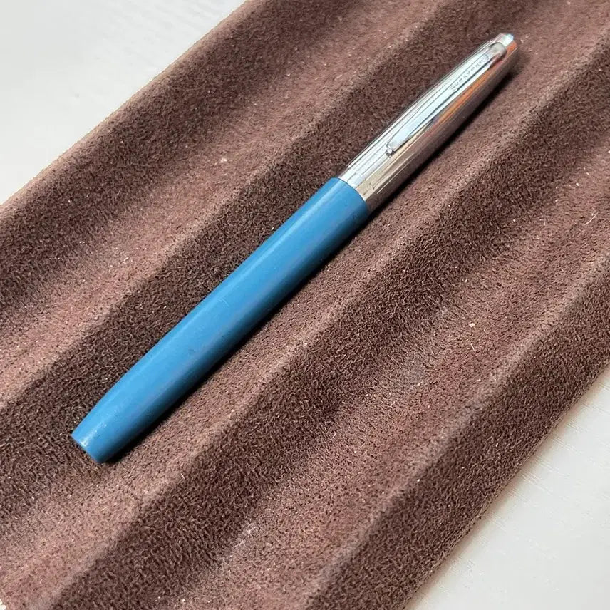 [BUNJANG] Sheaffer Fountain Pen (1970s) - Sky Blue, F Nib / 70년대 Sheaffer 쉐퍼 만년필 - 하늘색 바디, F촉