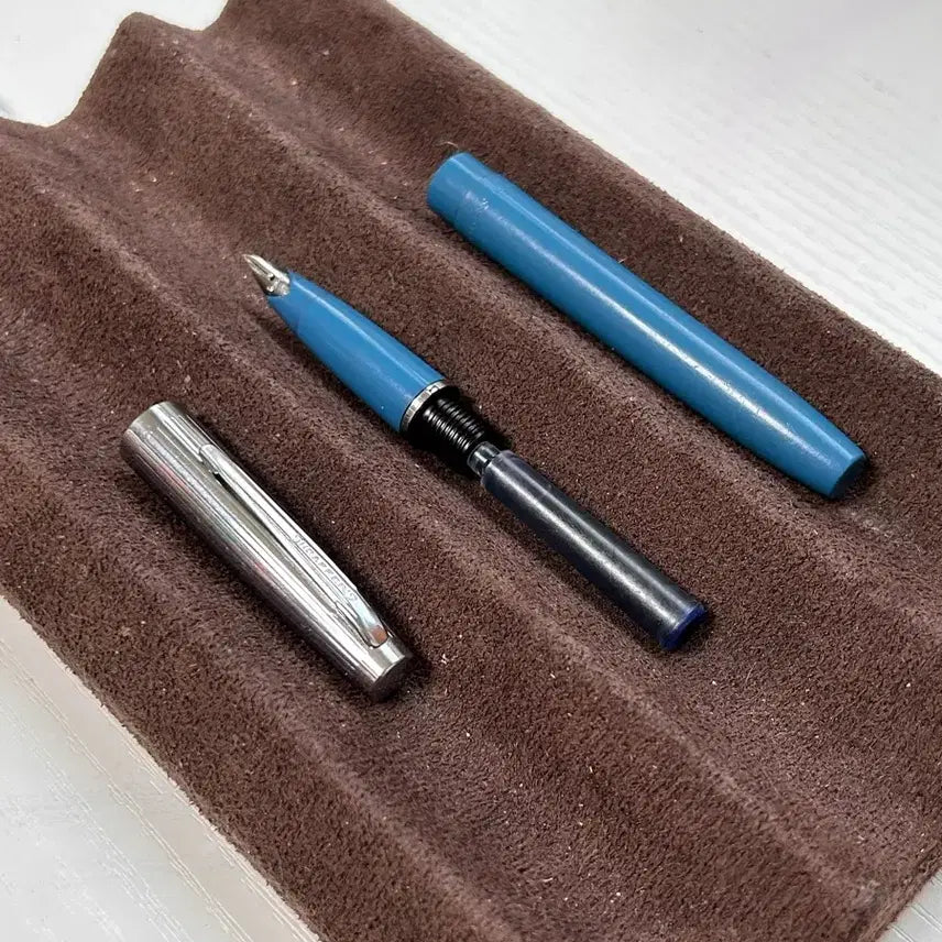 [BUNJANG] Sheaffer Fountain Pen (1970s) - Sky Blue, F Nib / 70년대 Sheaffer 쉐퍼 만년필 - 하늘색 바디, F촉